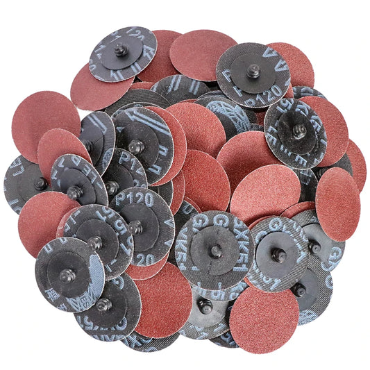 2" 50mm Roll Lock R-Type Quick Change Discs Grain Sanding Disc Metal Surface Conditioning Die Grinder Accessories