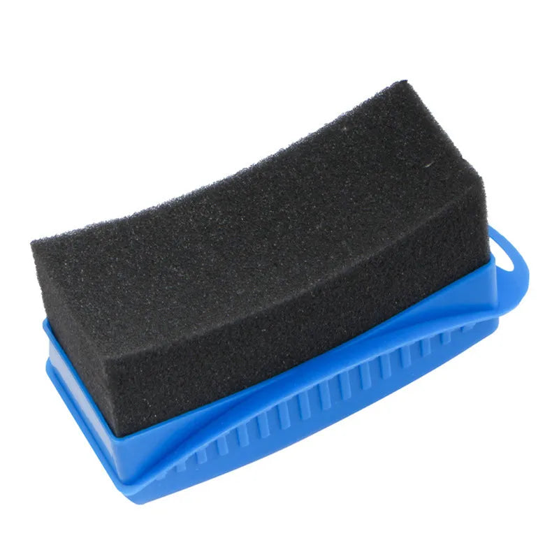 Car Wheel Polishing Waxing Sponge Brush With Cover ABS Washing Cleaning Tire Contour Dressing Applicator Pads Detail Accessories