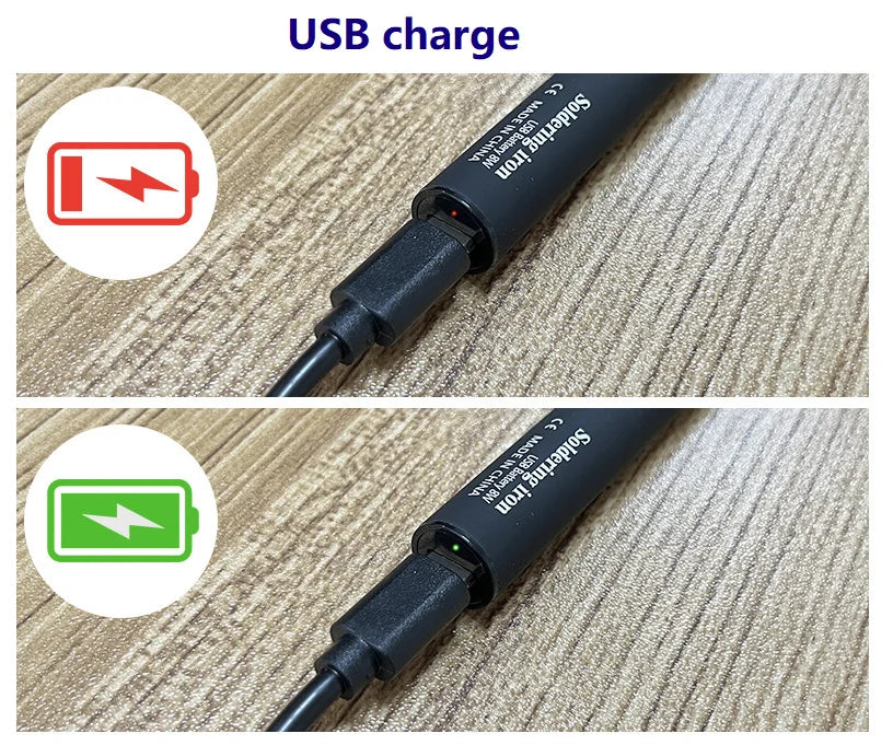 USB 5V 8W Soldering Iron Tool Pen DIY Welding Pen Without Cable, Home Outdoor Convenient Welding Repair Tool Set