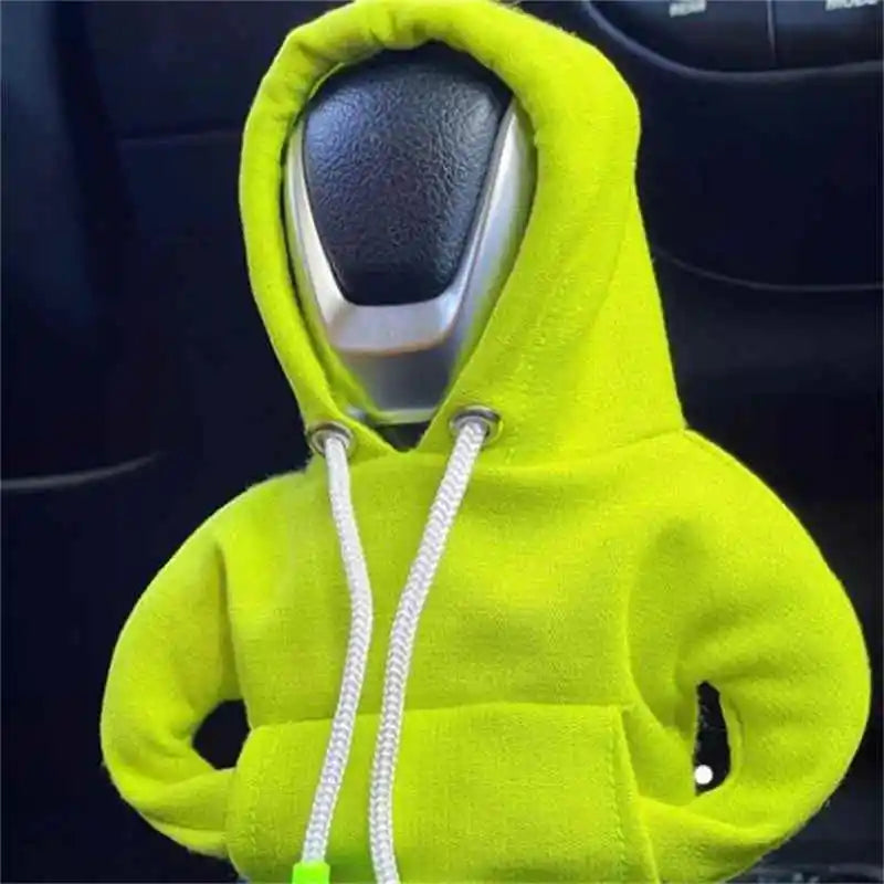 Gear Shift Knob Hoodie Poleron Change Speed Lever Sweatshirt Car Gear Shift Cover Hoodie Car Gearbox Hood For Car Gear Lever