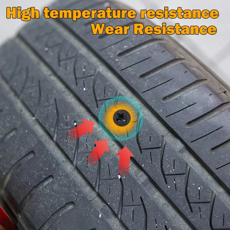 30pcs Vacuum Tire Special Rubber Nail Tire Repair Tool Car Tire Electric Bike General Non-destructive Quick Tire Repair Nail