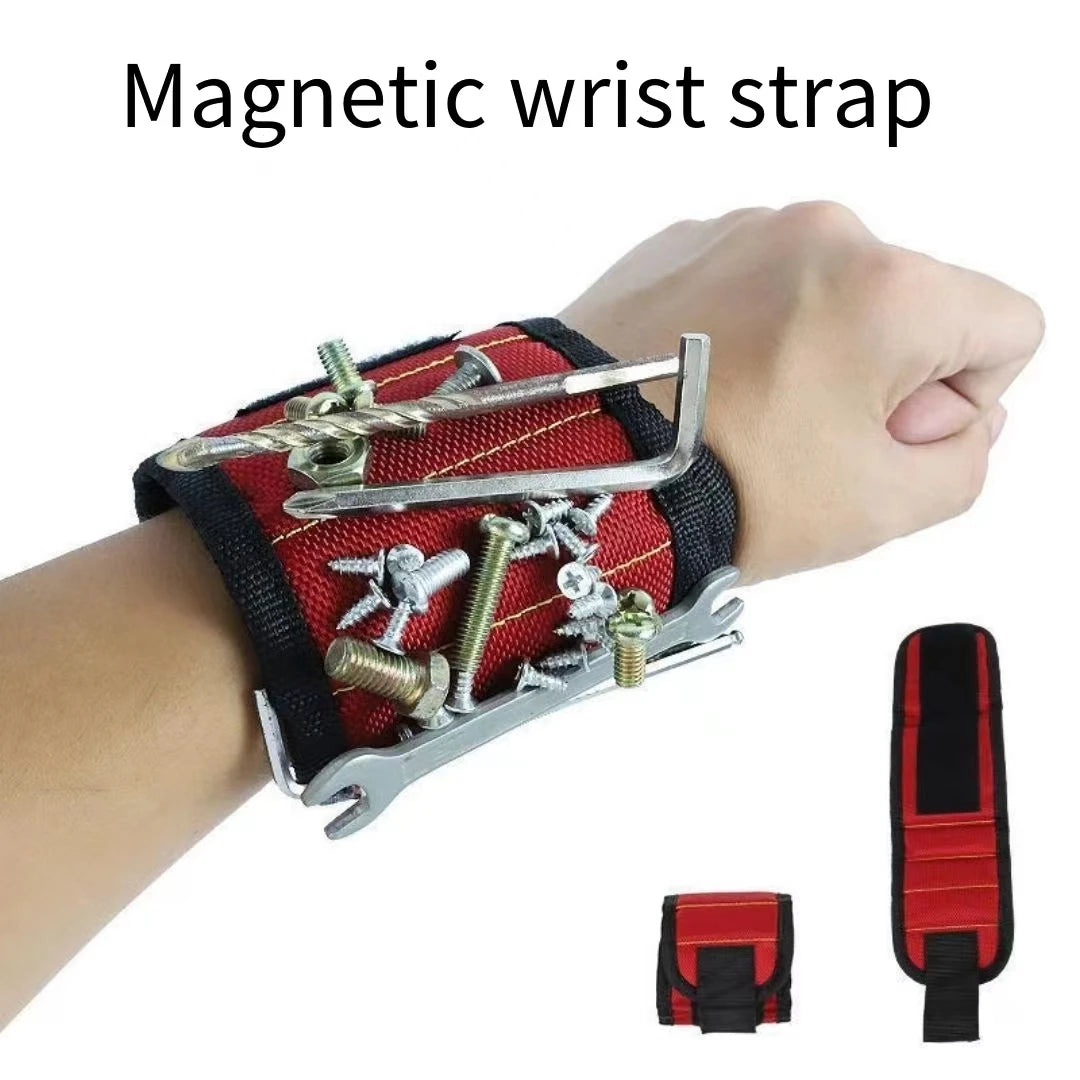 Magnetic Wristband for Holding Screws Nails Drilling Bits Wrist Tool Holder Belts with Strong Magnets Cool Gadgets for Men Women