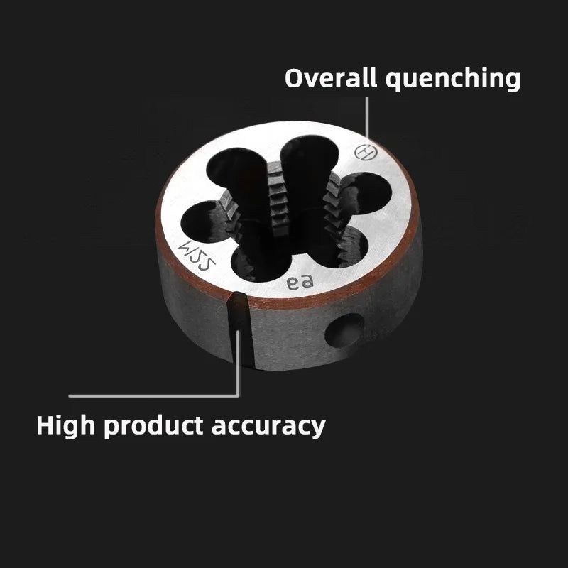 SIQICNC Right Hand Thread Die 1pcsM1 M2 M3 M4 M5 M6 M7 M8 M9 M10 M11 M12 M13 M14 M15 M16 Metal Thread Tool Metric Thread Die