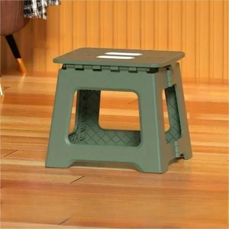 2024 New Adult Children Portable Folding Stool Thickened Plastic Saddle Chair For Outdoor Activities And Fishing - ToolFlx