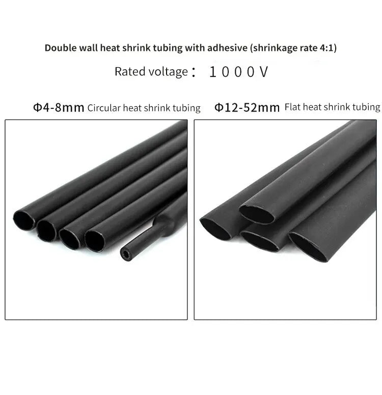 1m 41 Sealing Waterproofing AntiCorrosion Protection And Heat Shrink Tubing For WearResistant And Leak Proof MultiStrand Harness