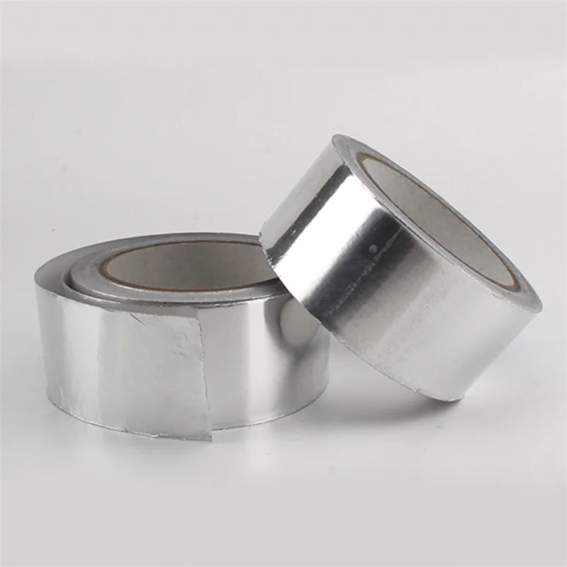 High Temperature Resistance Aluminum Foil Tape Kitchen Pipe Repair Tape Adhesive Sealing Foil Heat Insulation Leak Proof Tape