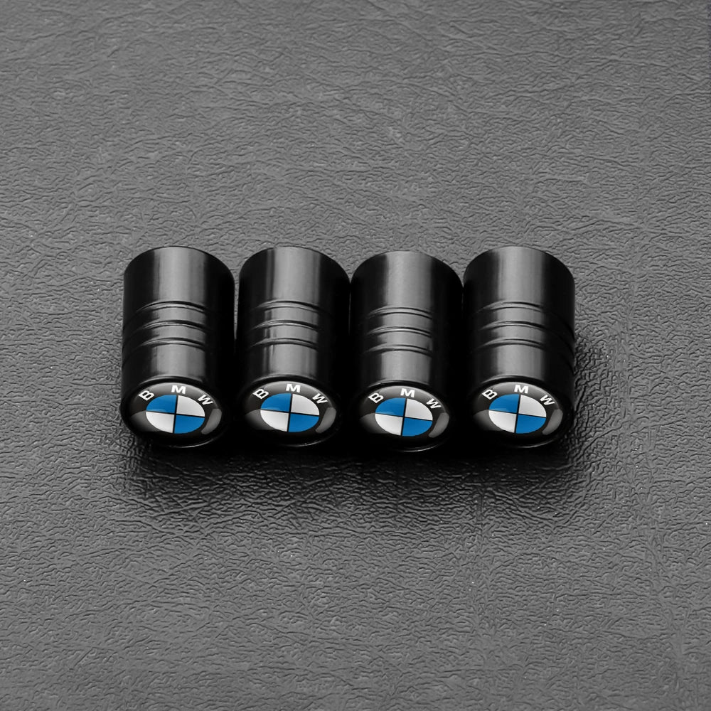 4PCS Car Wheel Tire Valve Caps Tyre Rim Stem Covers Airdust Waterproof For Bmw Performance M E46 E90 E60 F30 F10 E36 G20 E92 E87