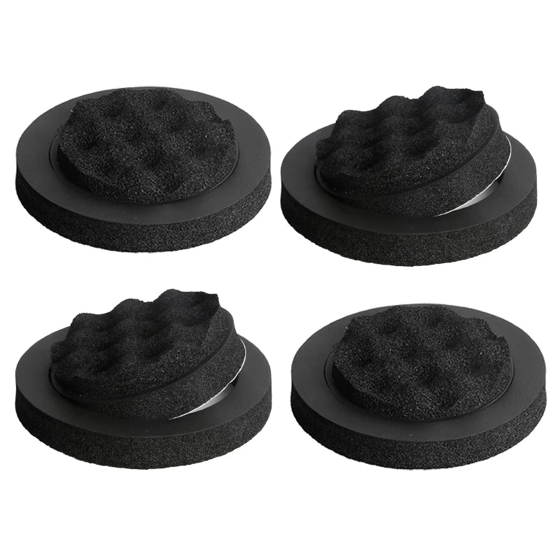 4PCS 4/5/6.5 Inch Car Speaker Sound Insulation Ring Cotton Bass Door Trim Soundproof Auto Interior Accessories Foam Universal