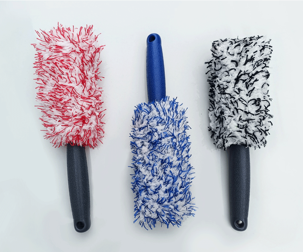 Plush Microfiber Tire Rim Wheel Hub Cleaning Brush Car Beauty Car Wash Brush Maintenance Tools Cleaning Supplies