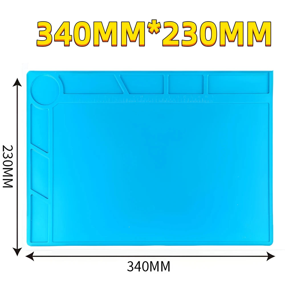 Silikon-Lötmatte, ESD, antistatisch, Wärmedämmung, Motherboard, Elektronik, Telefon, Reparatur, Wartung, Arbeitsplattform, Pad 