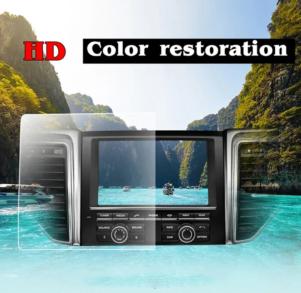 229*129*217mm For 9 10 Inch Radio Stereo DVD Touch Full LCD Screen For TEYES CC2 CC3 Car Tempered Glass Protective Film Sticker