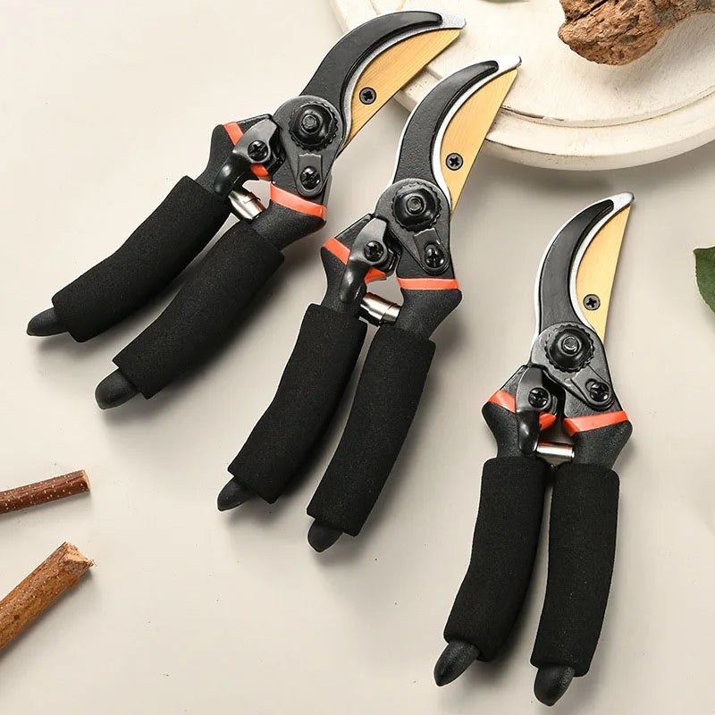 Garden Pruning Shears Plant Trim Horticulture Hand Pruner Shrub Garden Scissor Orchard Branch Shear Professional Pruning Tool