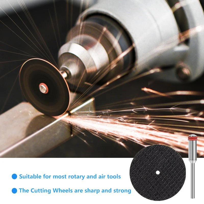 CMCP 101/102pcs Metal Cutting Disc For Dremel Grinder Rotary Tool Circular Saw Blade With Mandrels Abrasive Cutting Disc