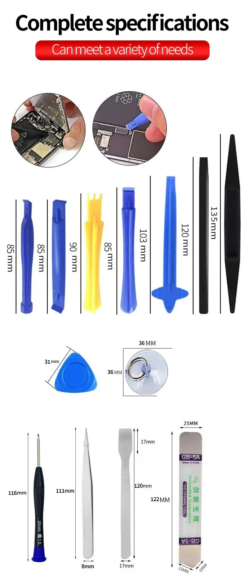 22 In 1 Multifunctional Disassembly Tool Mobile Phone iPad Laptop Screwdriver Maintenance Kit Repair Tools Opening Set For Hand - ToolFlx