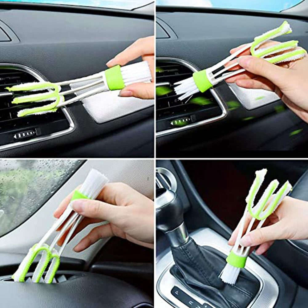 Car Detailing Brush Set Car Cleaning Brushes Sponges Towels for Car Air Vents Rim Cleaning Dirt Dust Clean Tool Wash Accessories - ToolFlx