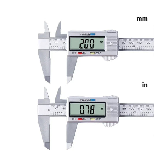 6inch Digital Vernier Calipers 0-150mm Lcd Electronic Caliper, Carbon Fiber Gauge, Height Measuring Tools Instruments Micrometer