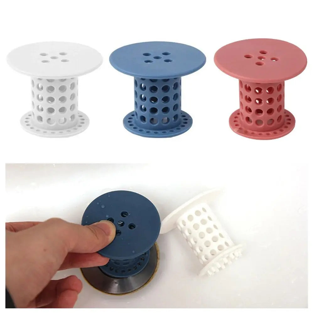 Durable Shower Rubber Floor Drain Bathroom Sink Hair Catcher Tub Drain Protector Sink Stopper Plug