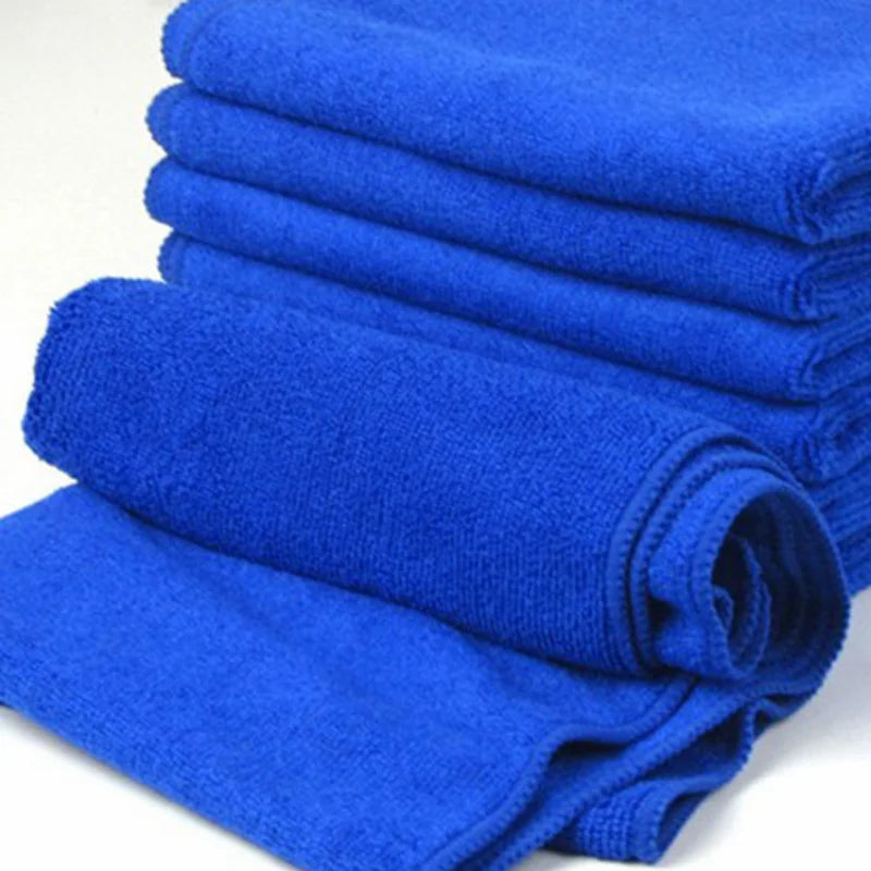 Lot de 1/20 serviettes en microfibre pour lavage de voiture, séchage, chiffon de nettoyage ménager, chiffon de polissage pour détails automobiles, outils de nettoyage à domicile 