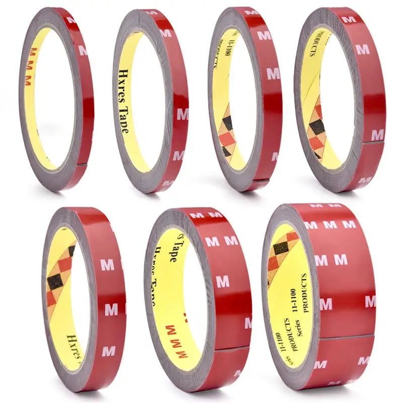 3 m ultrastarkes doppelseitiges Klebeband, 6–30 mm dick, Acrylschaum-Klebeband, Aufkleber für Auto, Zuhause, Innenbereich, hohe Temperaturen 