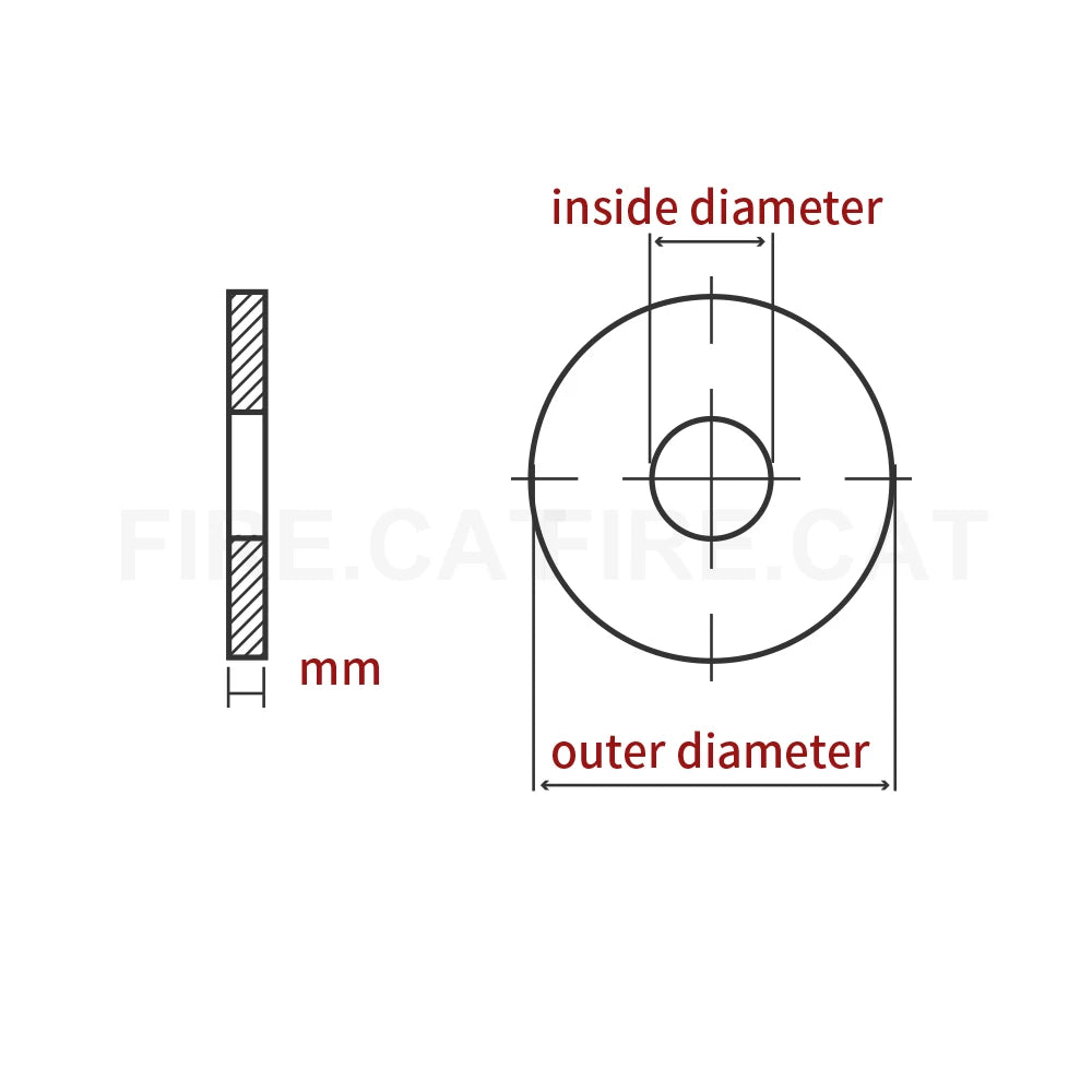 Metric Copper Crush Washers Assortment Kit 80-360 Pcs All Sizes M5 M6 M8 M10 M12 M14 M16 M18 M20 M22 Flat Ring Sealing Washer