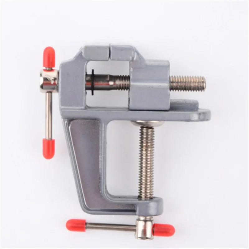 3.5" Aluminum Miniature Small Jewelers Hobby Clamp On Table Bench Vise Mini Tool Vice