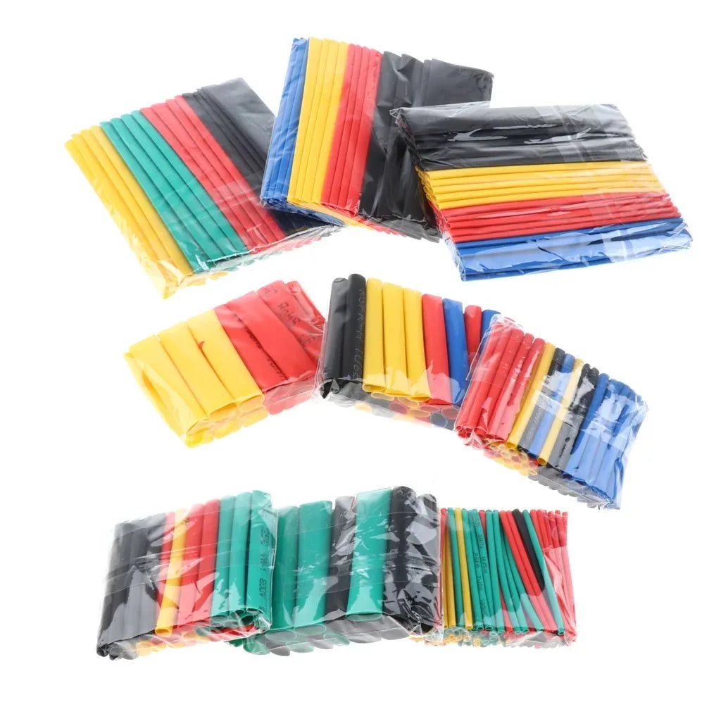 Heat-shrink Tubing Thermoresistant Tube Heat Shrink Wrapping Kit Electrical Connection Wire Cable Insulation Sleeved Protecter