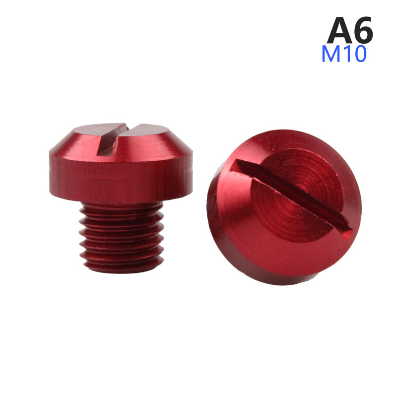 2Pcs Anti-Rust Motorcycle CNC Aluminum M8 M10 Rear view Mirror Hole Plugs Screws Rearview Mirror Holder Motorcycle Accessories