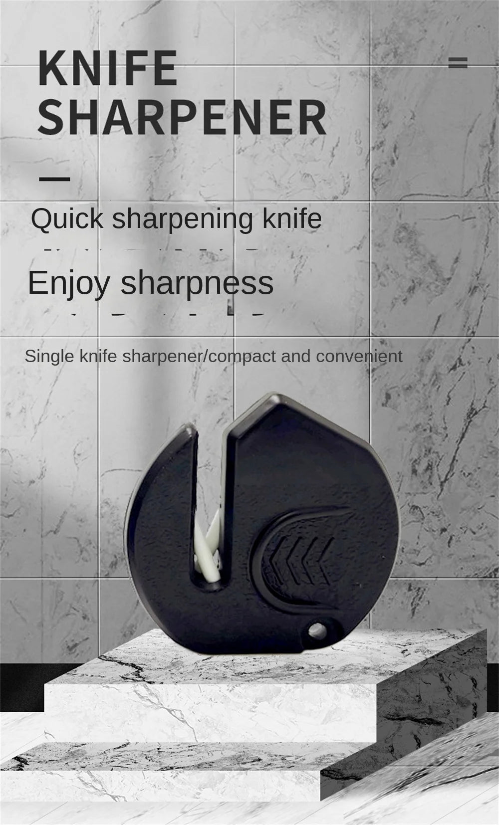 Mini Portable Outdoors Knife Sharpener Scissor Sharpen Gears Fish Hook Carbide Knife Whetstone Camping Tools Kitchen Accessories