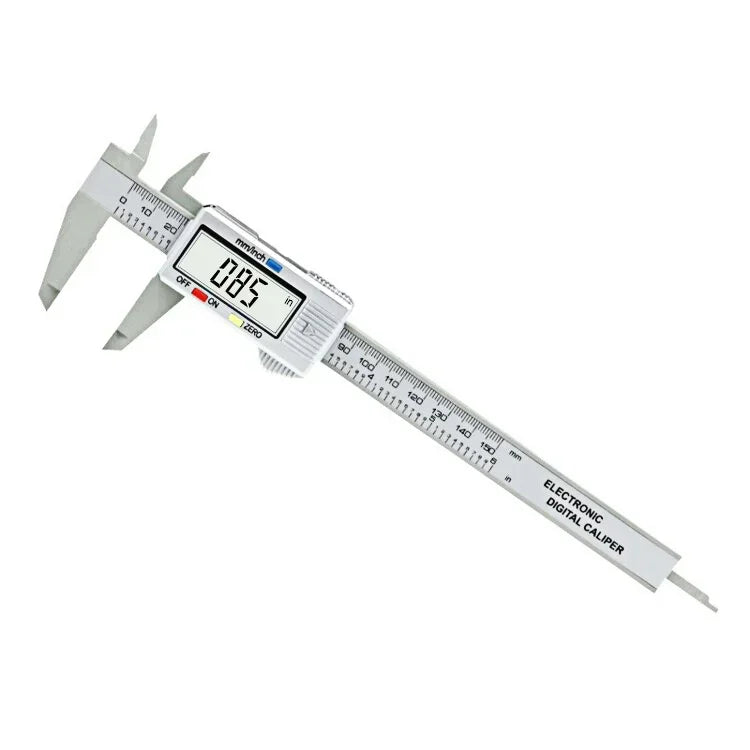 6inch Digital Vernier Calipers 0-150mm Lcd Electronic Caliper, Carbon Fiber Gauge, Height Measuring Tools Instruments Micrometer