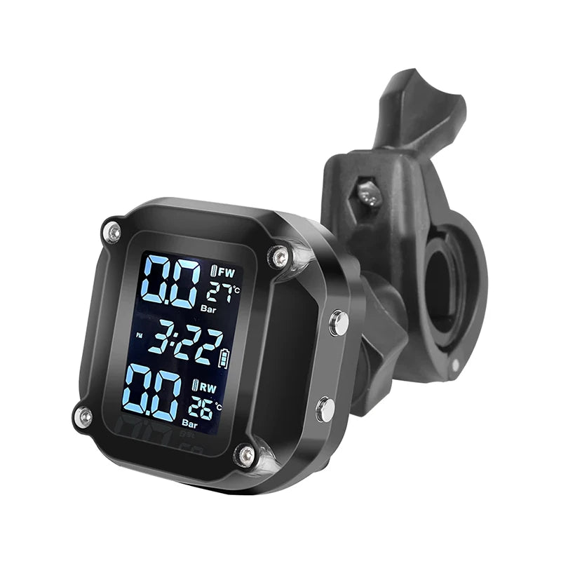 M5 Combination Motorcycle Tire Pressure Monitor Digital Display External Motorcycle Wireless Tire Pressure Detector