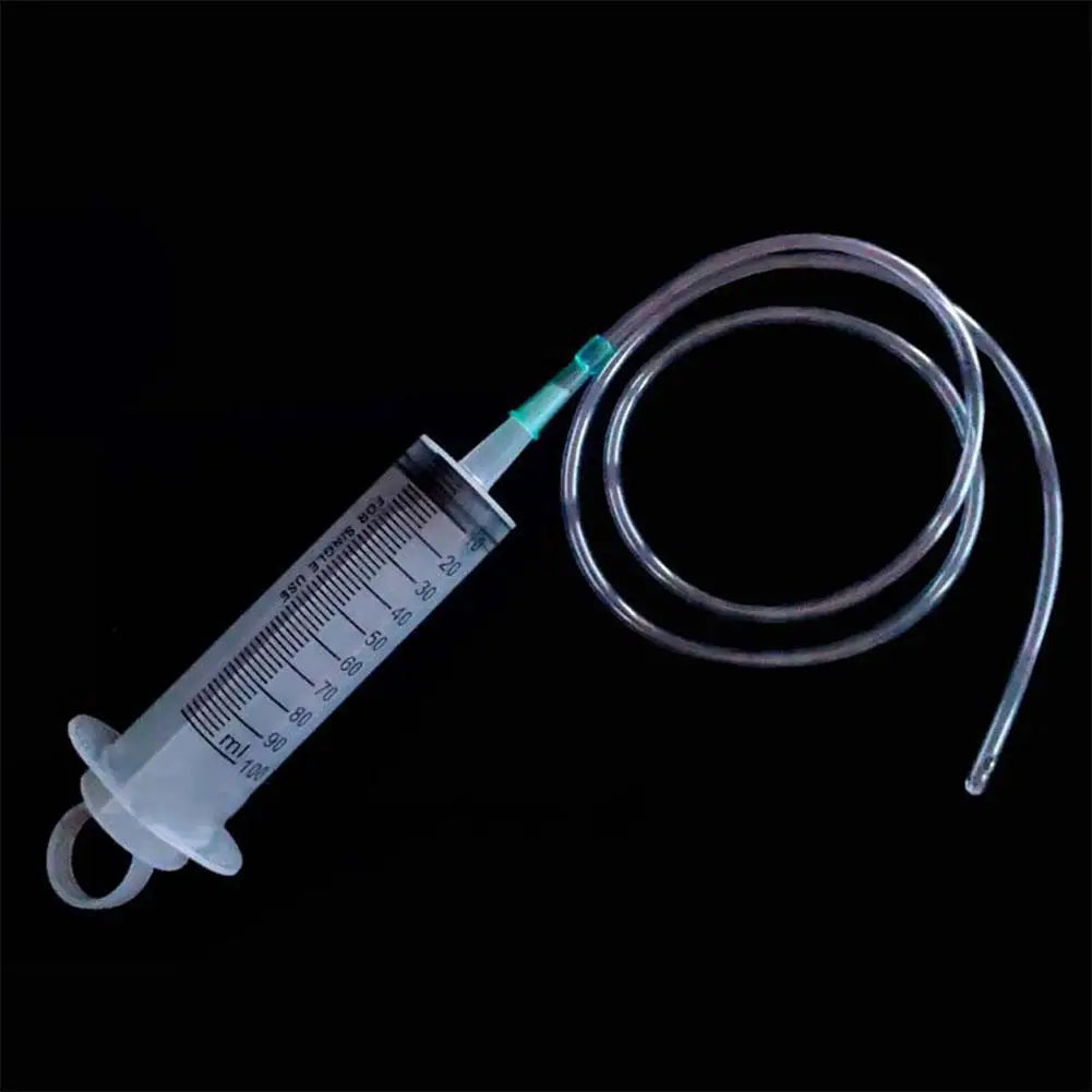 Large Capacity Syringes Reusable Needle Barrel Oil Pump with Scale Oil Suction Vacuum Syringe Pistol Pump Extractor