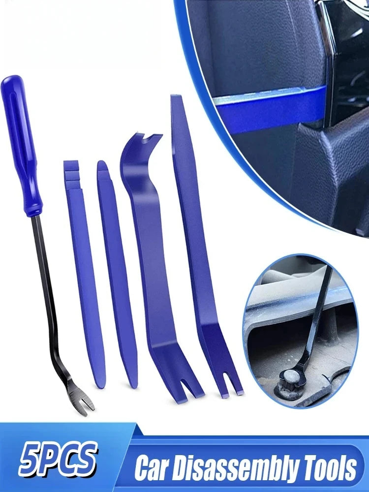 Auto Door Clip Panel Trim Removal Tool Car Audio Disassembly Kits Navigation Disassembly Installer Prying Automobile Nail Puller - ToolFlx