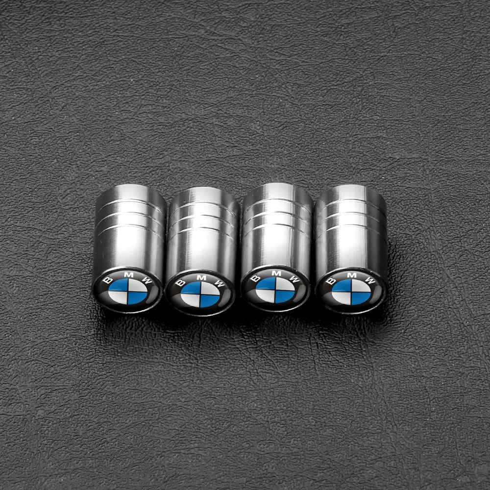 4PCS Car Wheel Tire Valve Caps Tyre Rim Stem Covers Airdust Waterproof For Bmw Performance M E46 E90 E60 F30 F10 E36 G20 E92 E87