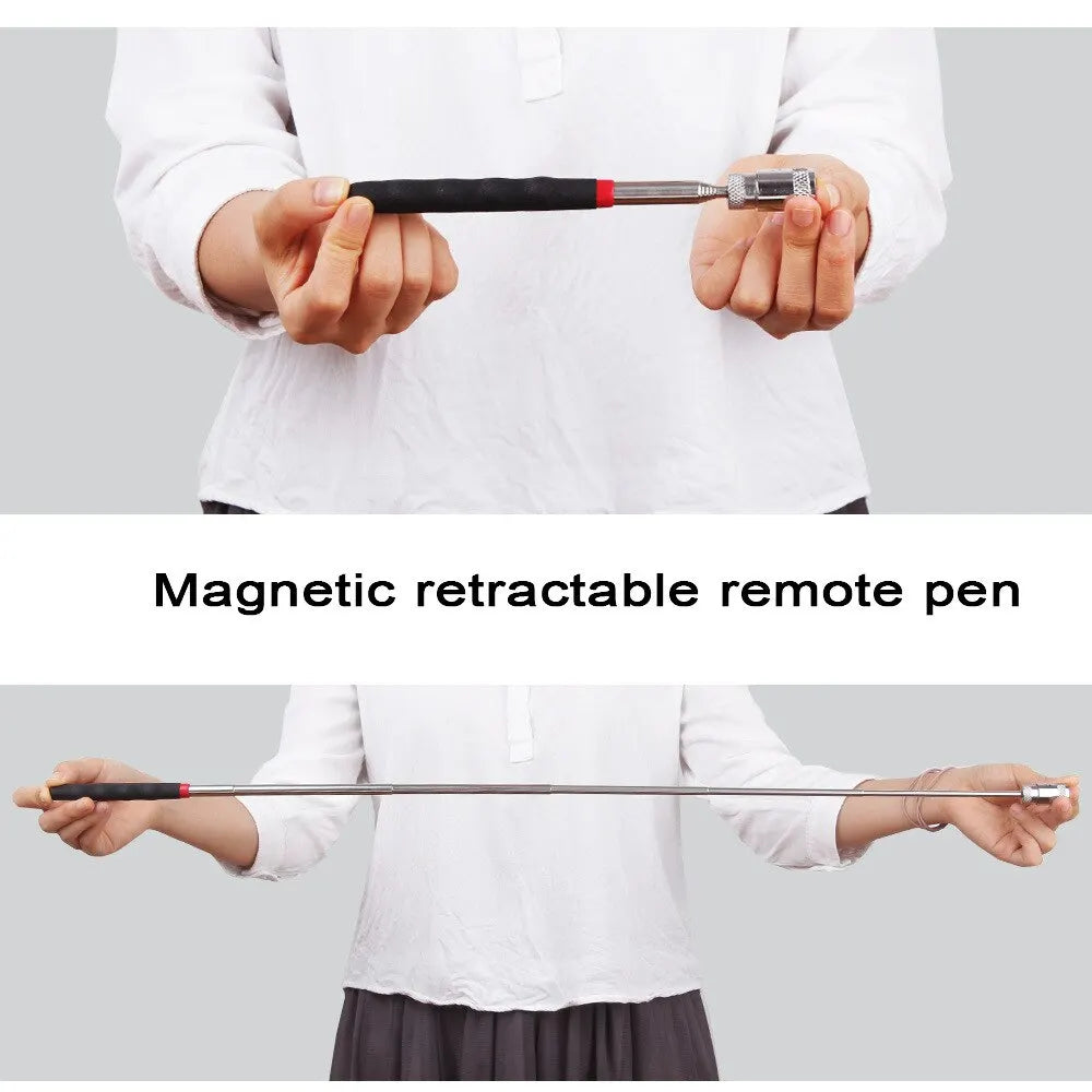 Telescopic Magnetic Pen 1pc 8lb Handy Tool Magnet Capacity for Picking Up Nut Bolt Adjustable Pickup Rod Stick