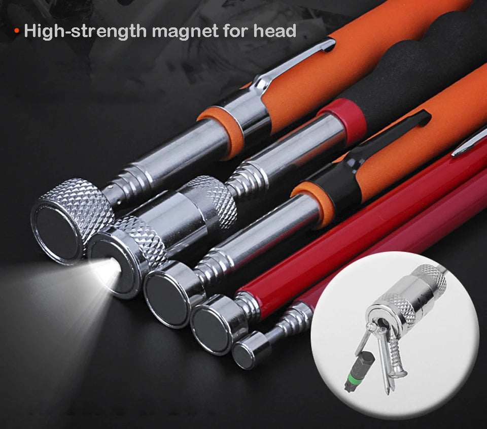 Magnetic Pickup Tool Telescopic Adjustable Magnetic Pick-Up Tool Grip Extendable Magnet Stick Handy Tool for Picking Up Nut Bolt - ToolFlx