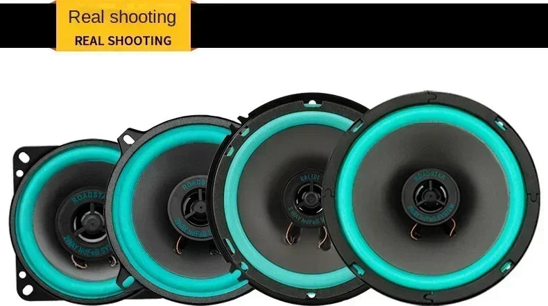 4/5/6.5 Inch Car Speakers Coaxial Subwoofer Universal Automotive Audio HiFi Music Full Range Frequency Car Stereo Speaker