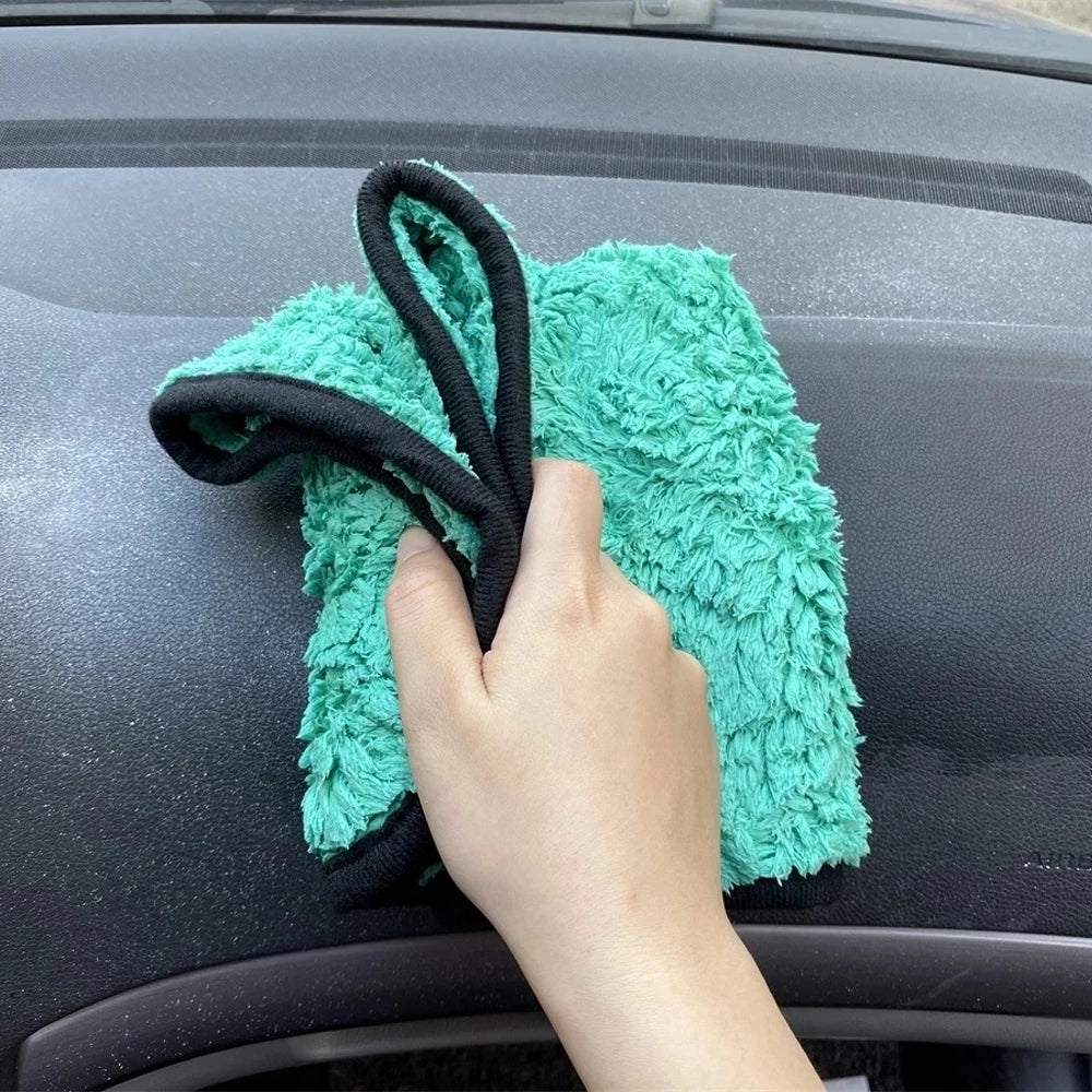 Portable 1200GSM Super Soft Premium Microfiber Drying Cltoth Ultra Absorbancy Aqua Deluxe Car Wash Towel