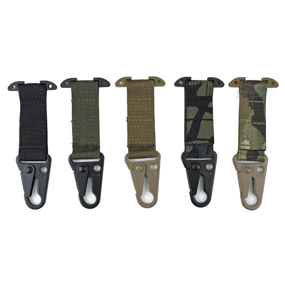 Tactical Clash Hook Hängekarabiner ICB Molle Gurtband Clip Olecranon Metall Outdoor Kummerbund Gürtel Jagdweste Zubehör 