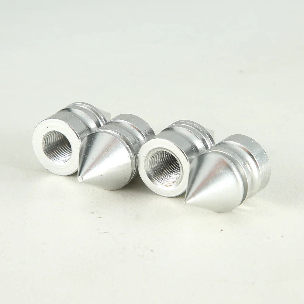 4pcs Car Tire Valve Cap Grenade Aluminum Tyre Valve Stem Cover Air Dust Cap Tire Valve Truck Bike Wheel Rim Valve Stem Cap