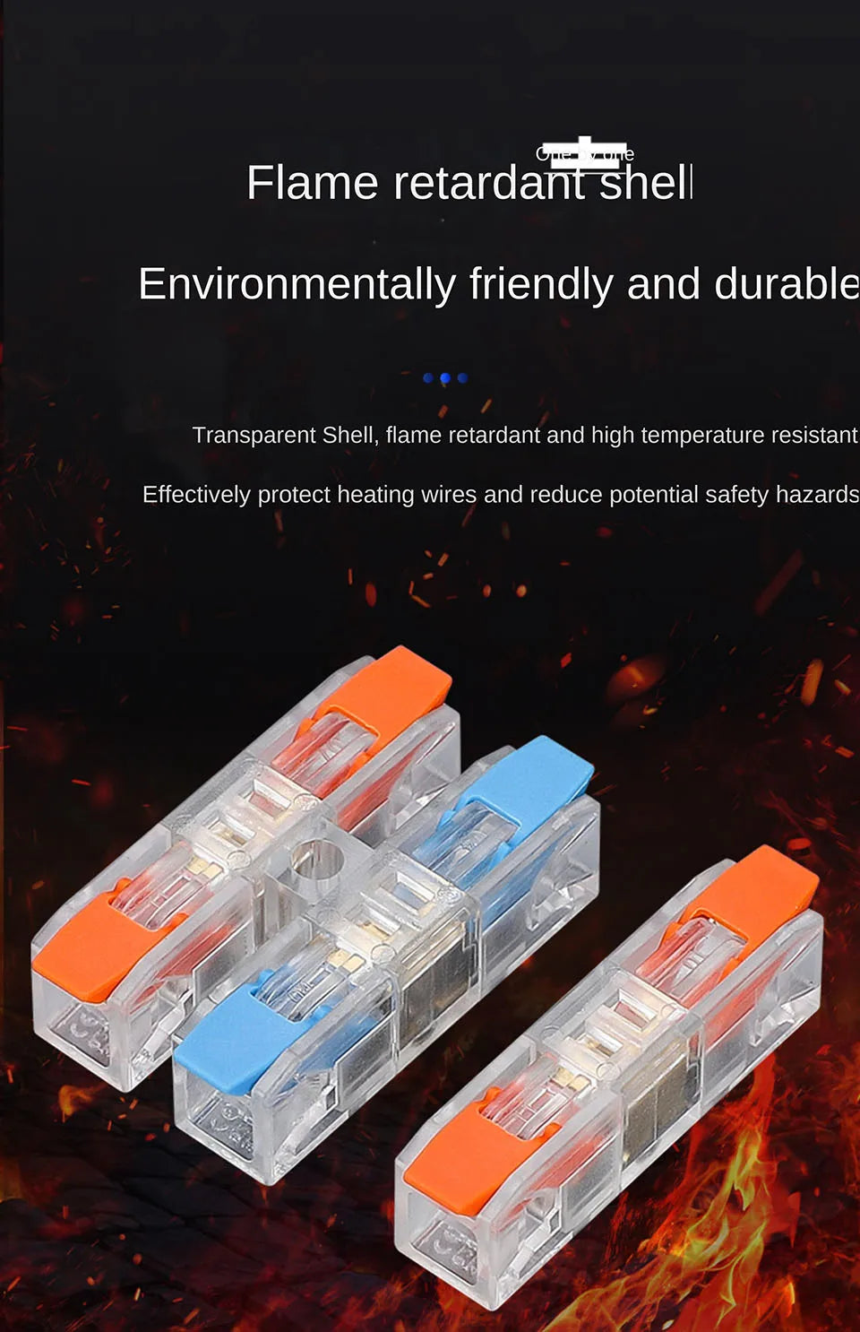 wiring terminal Quick Press type Electrical Docking 2-12 Pin Screw Fixing Compact Wire Connector Push-in Type Terminal Block