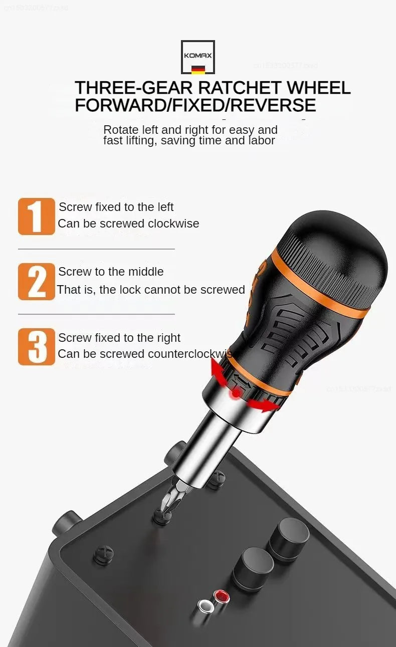 Xiaomi Ensemble de tournevis à cliquet réglable 9 en 1 Outils de tournevis à écrou magnétique Tournevis à main multifonctionnel pour réparation électronique 