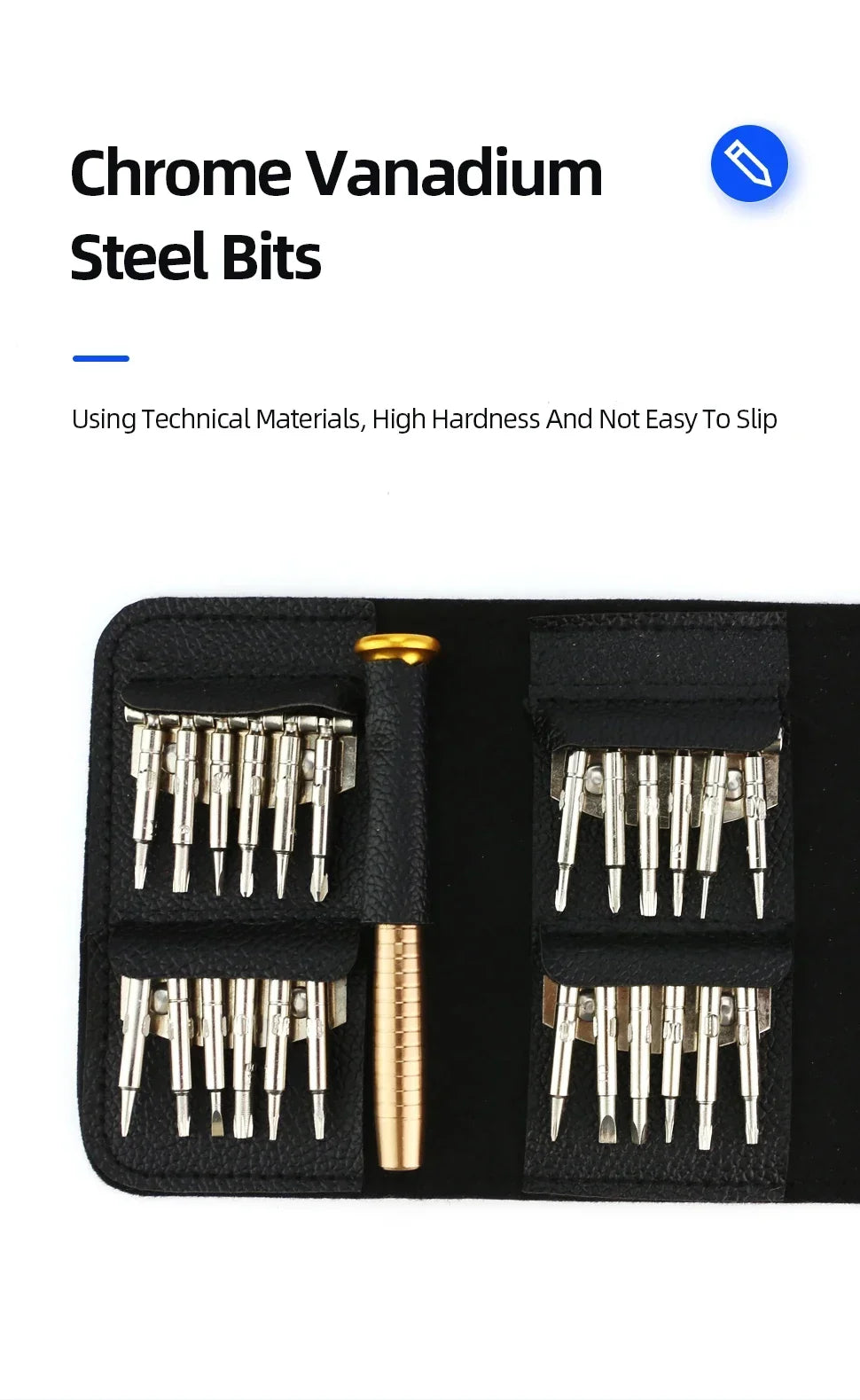 25 In 1 Screwdriver Set Magnetic Mini Precision Screwdriver Bit Set Opening Repair Tools Multifunctional Electronics Repair Tool