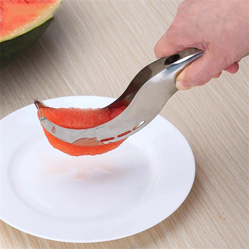 Stainless Steel Windmill Watermelon Cutter Artifact Salad Fruit Slicer Cutter Tool Watermelon Digger Kitchen Accessories Gadgets