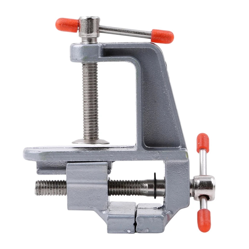 3.5" Aluminum Miniature Small Jewelers Hobby Clamp On Table Bench Vise Mini Tool Vice