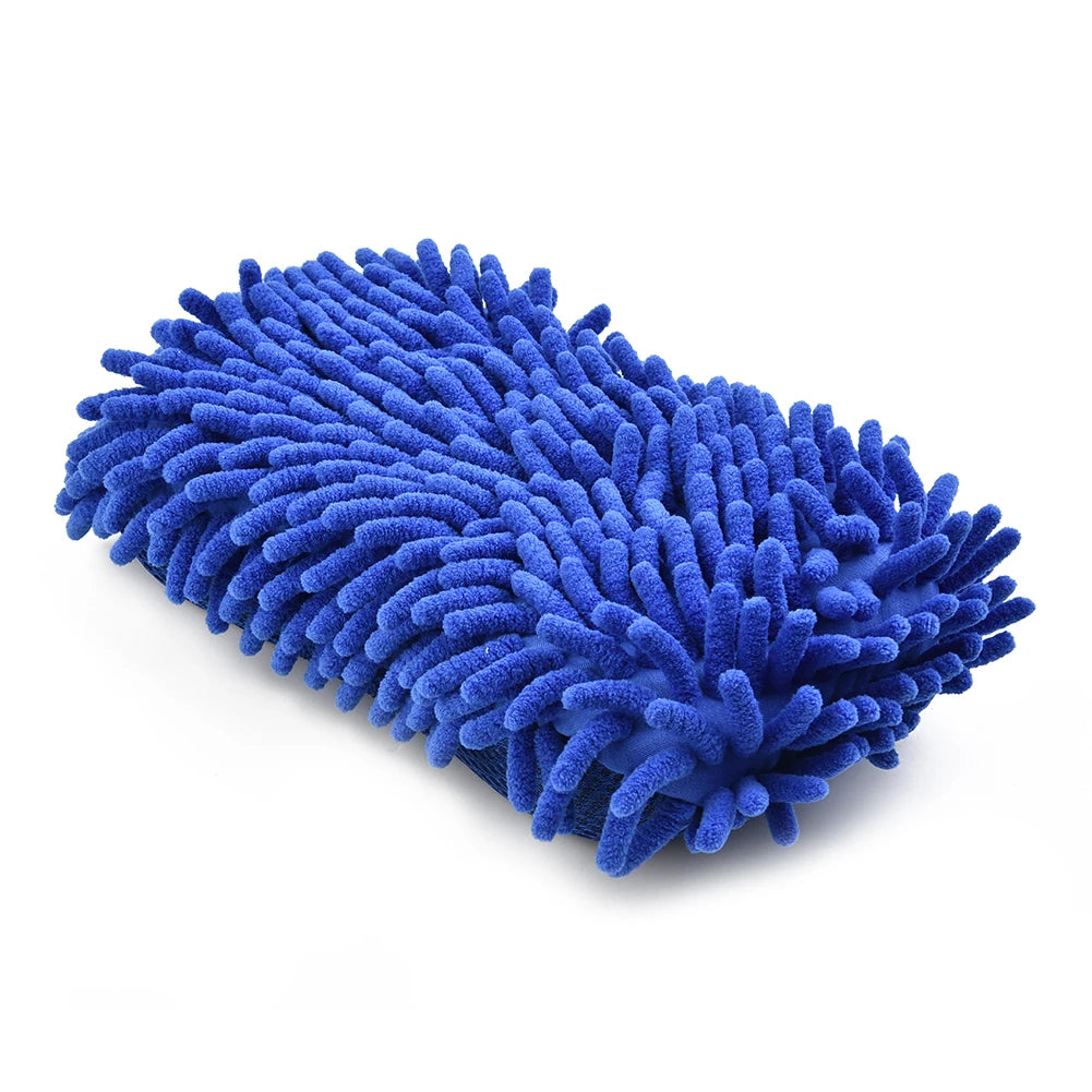 Car Cleaning Sponge Car Wash Care Washing Brush Pad Cleaning Tool Microfiber Polishing Dusting Scratch-free Washing Cars Floors