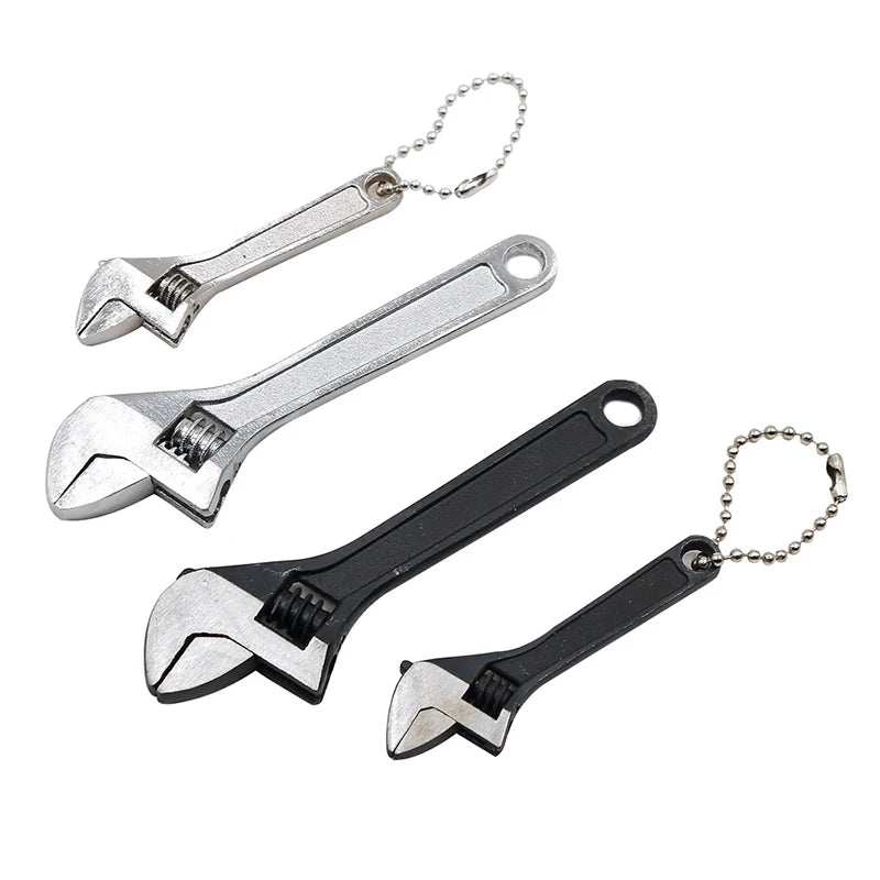 Mini 2.5/4 Inch Adjustable Spanner Open-End Wrench Rool Adjustable Wrench Can Be Carried With You