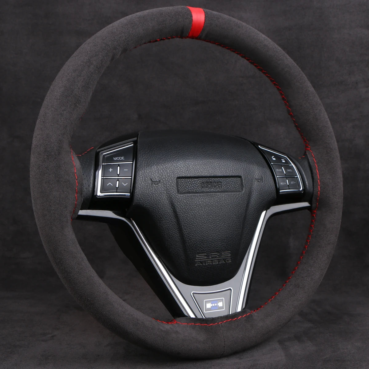 Universal Suede Car Steering Wheel Cover DIY Hand Sewing Soft Leather Braiding Cover For Auto Steering Wheel