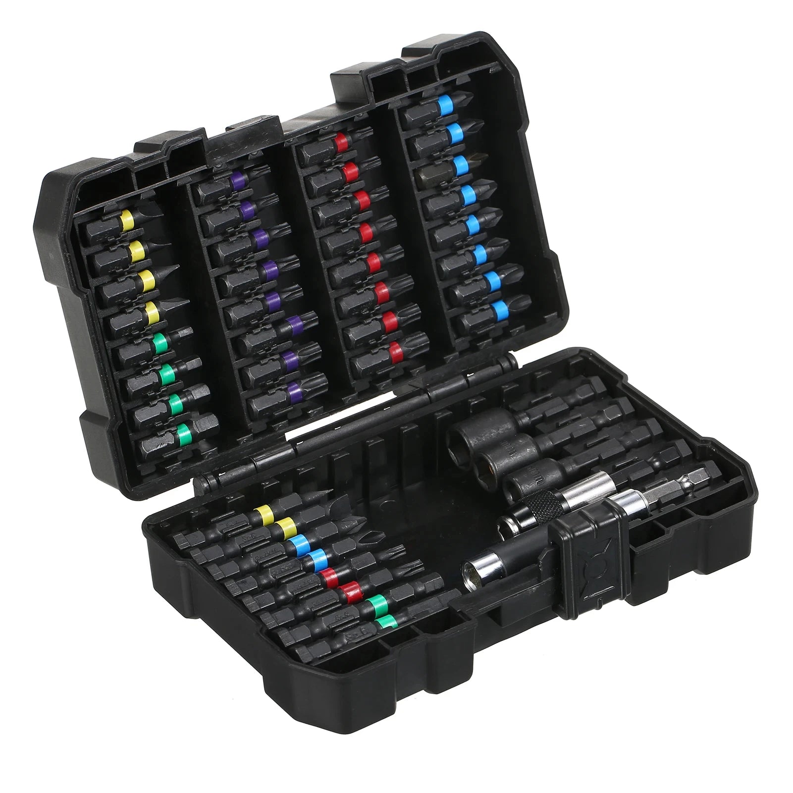 15/20/45PCS Drill Bit Set Screwdriver Bit Set Impact Driver Bit Set for Wood Metal Steel and Security Screwdriver Bits with Case - ToolFlx