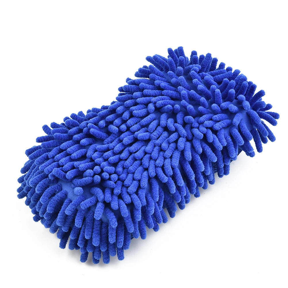 Car Cleaning Sponge Car Wash Care Washing Brush Pad Cleaning Tool Microfiber Polishing Dusting Scratch-free Washing Cars Floors