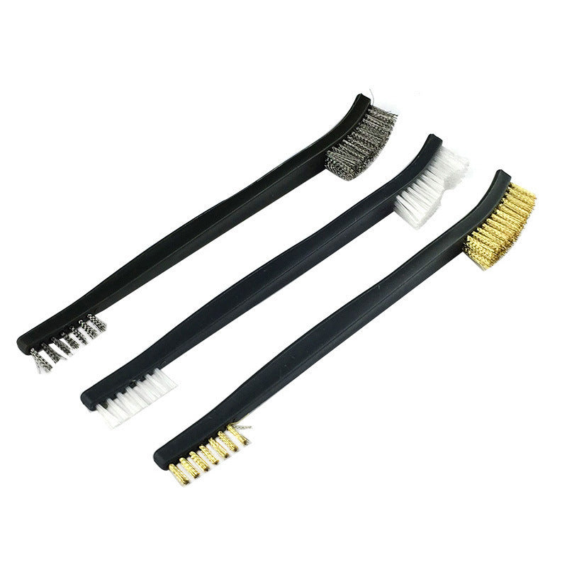 ALLSOME Double-end Steel Wire Brush & Nylon Pick Set Universal Hunting Gun Cleaning Kit Tactical Rifle Gun Cleaning Tool - ToolFlx